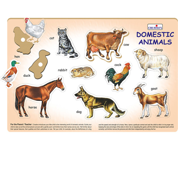 Creative's- Play ‘N’ Learn – Domestic Animals