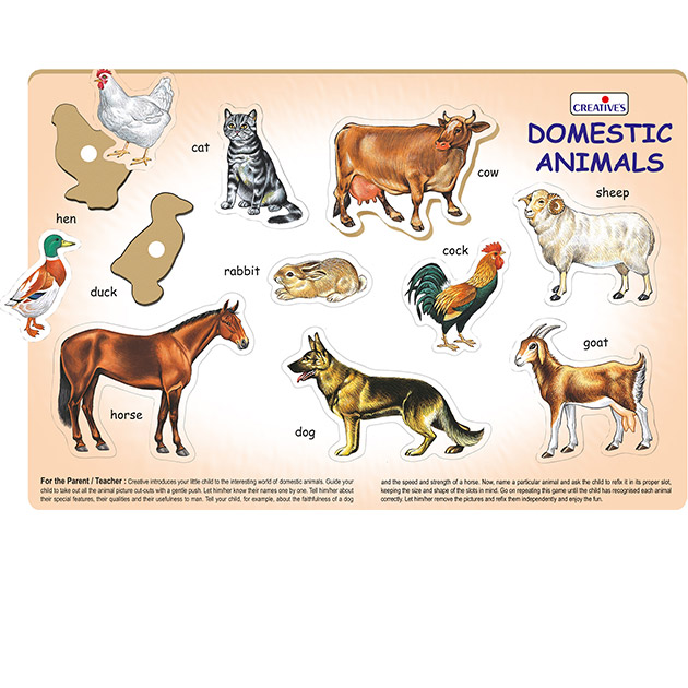 Play 'N' Learn – Domestic Animals - Creative Educational Aids Play 'N' Learn – Domestic Animals - Creative Educational Aids
