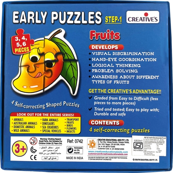 Creative's- Early Puzzles – Fruits
