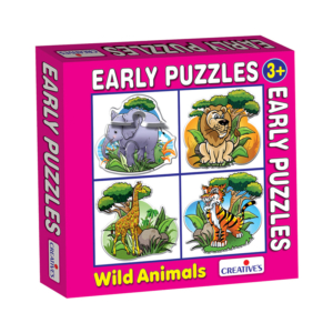 Creative's Early Puzzles Domestic Animals Kids Educational Aid Develop Skills 