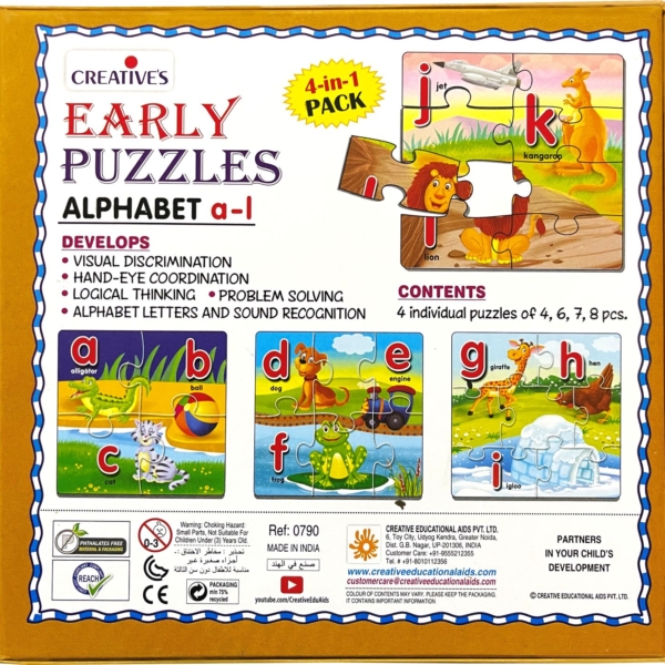 Creative's-Early Puzzles Alphabet a to l