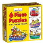 6 Piece Puzzles