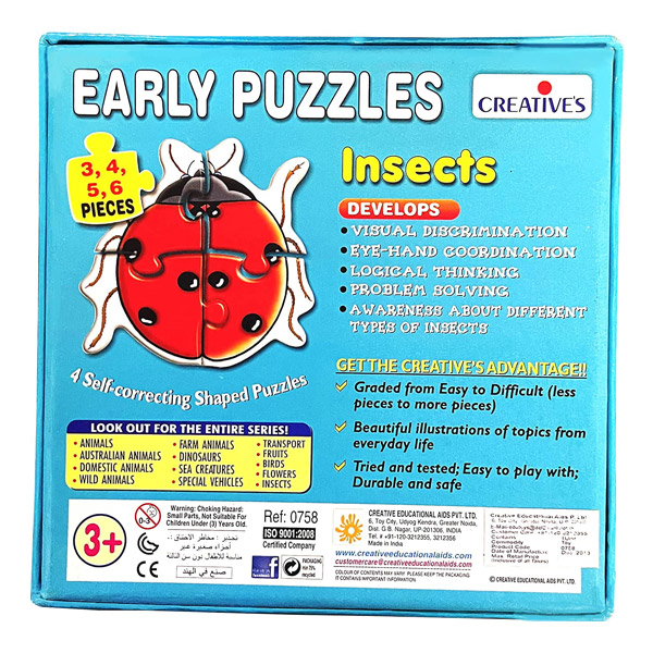 Creative's- Early Puzzles – Insects
