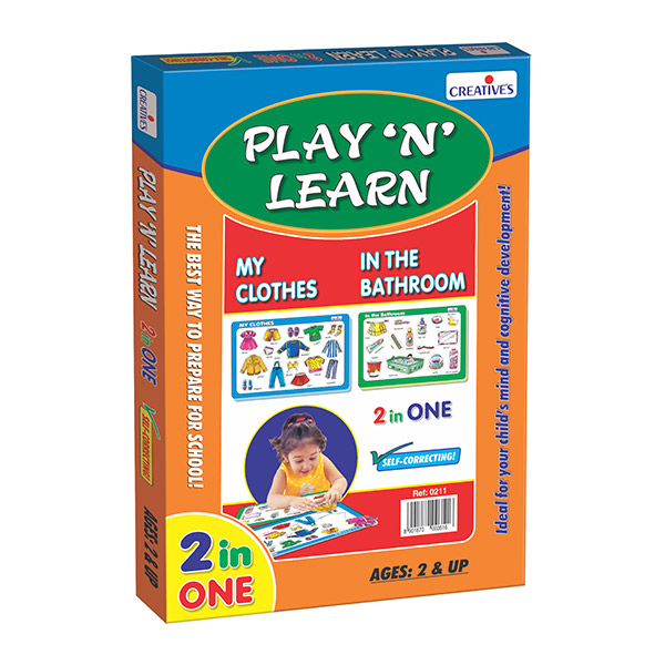 Creative's- Play ‘N’ Learn – My Clothes & In the Bathroom