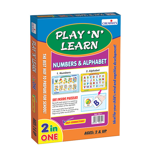 Creative's- Play ‘N’ Learn – Numbers & Alphabet