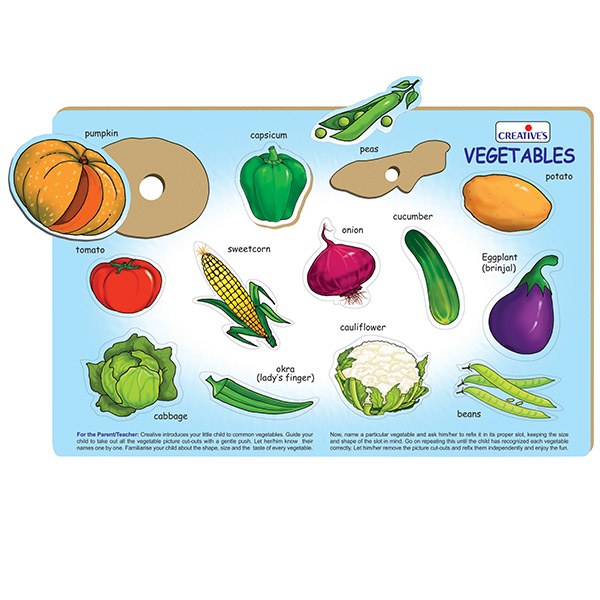 Creative's- Play ‘N’ Learn – Vegetables