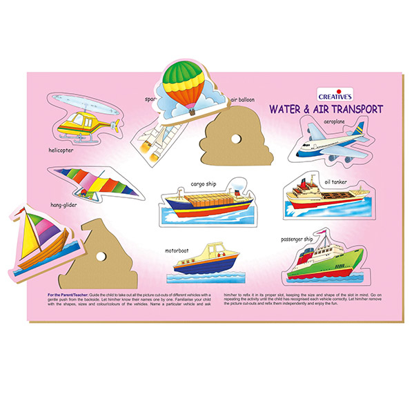 Creative's- Play ‘N’ Learn – Water & Air Transport