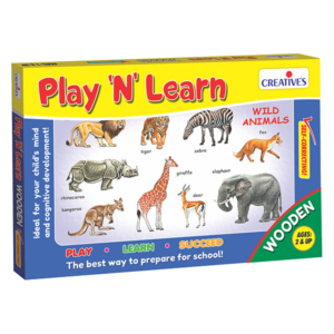 Creative's- Play ‘N’ Learn – Wild Animals