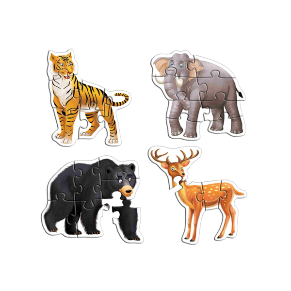 Creative's- Early Puzzles Step 2 (Wild Animals)