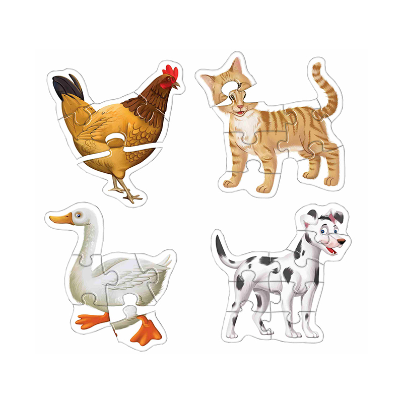 Early Puzzles Step 2 – Domestic Animals - Creative Educational Aids