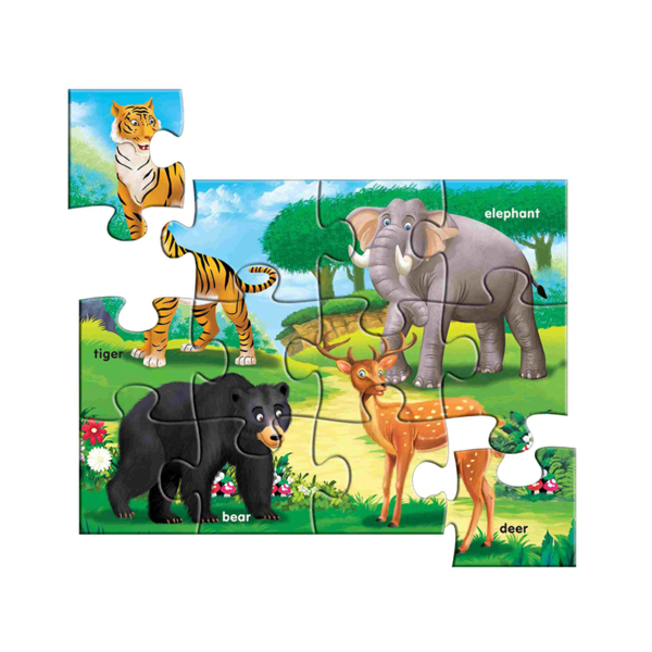 Creative's- Early Puzzles Step 2 (Wild Animals)