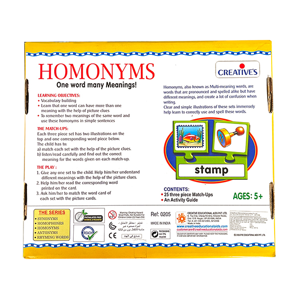 Creative's- Homonyms