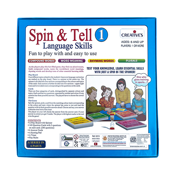Creative's- Spin & Tell – Part 1