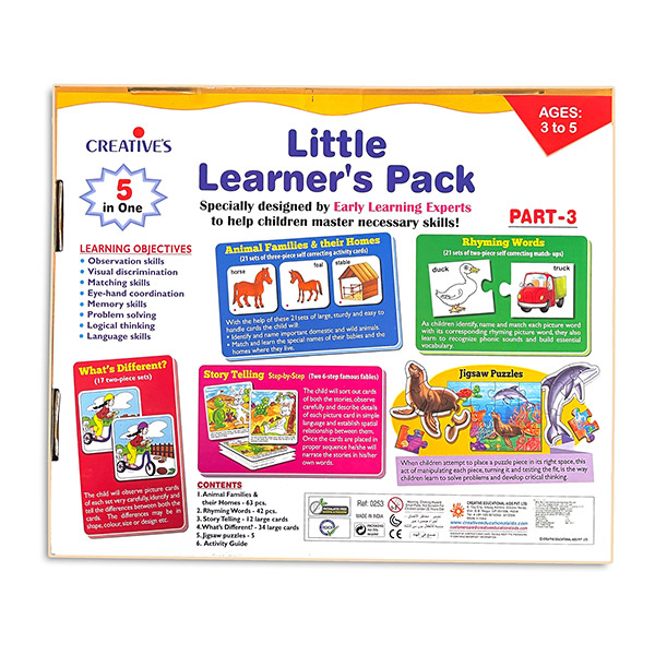 Creative's- Little Learner’s Pack – Part 3
