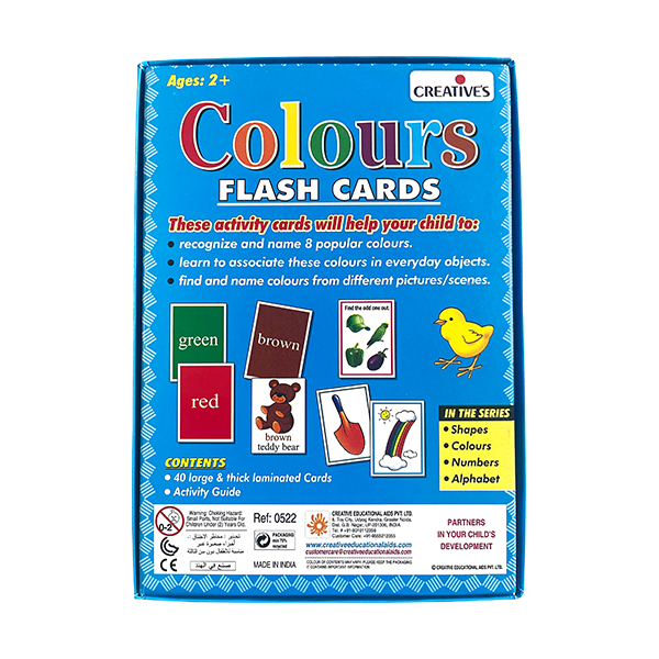 Kids Under 7: Colors Flashcards