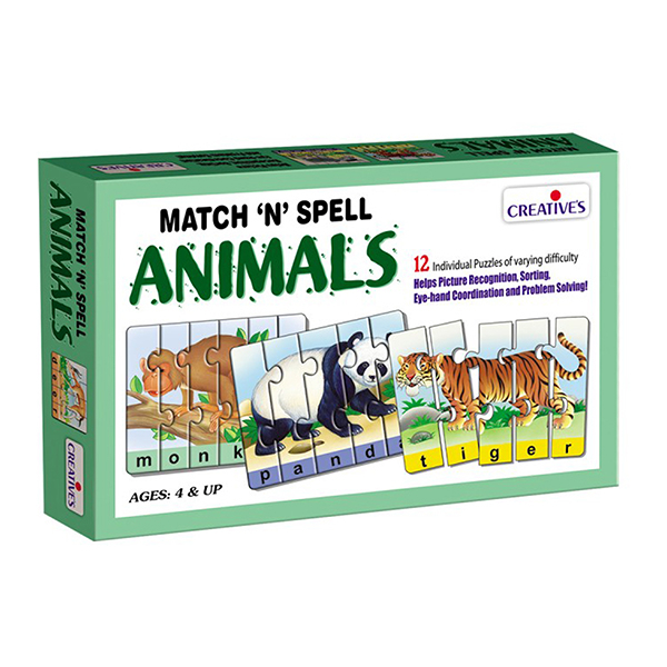 Creative's- Match ‘N’ Spell Animals