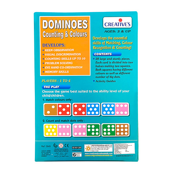 Creative's- Dominoes – Counting and Colours