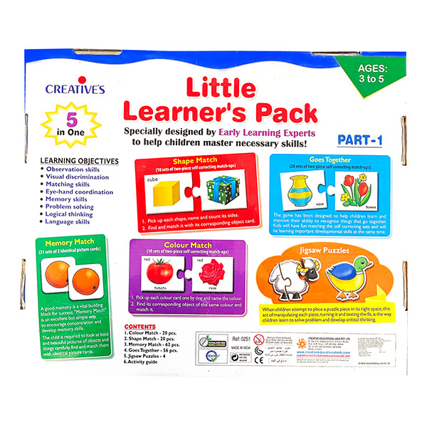 Creative's- Little Learner’s Pack – Part 1