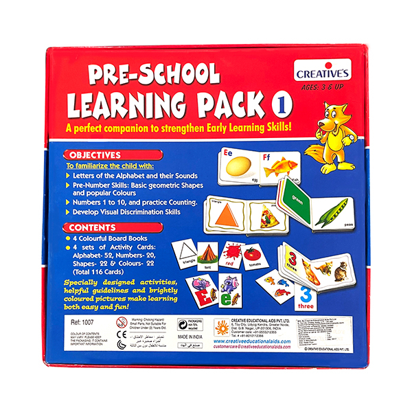 Creative's- Pre-School Learning Pack 1