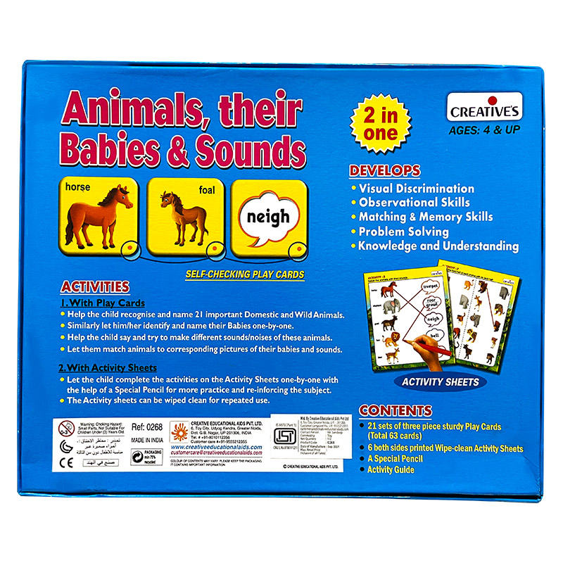 Animals, Their Babies & Sounds - Creative Educational Aids