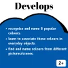 colours flash card