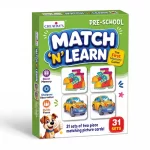 Creative's Match N Learn Preschool Memory Matching Cards Game Kids Age 3+ Learning