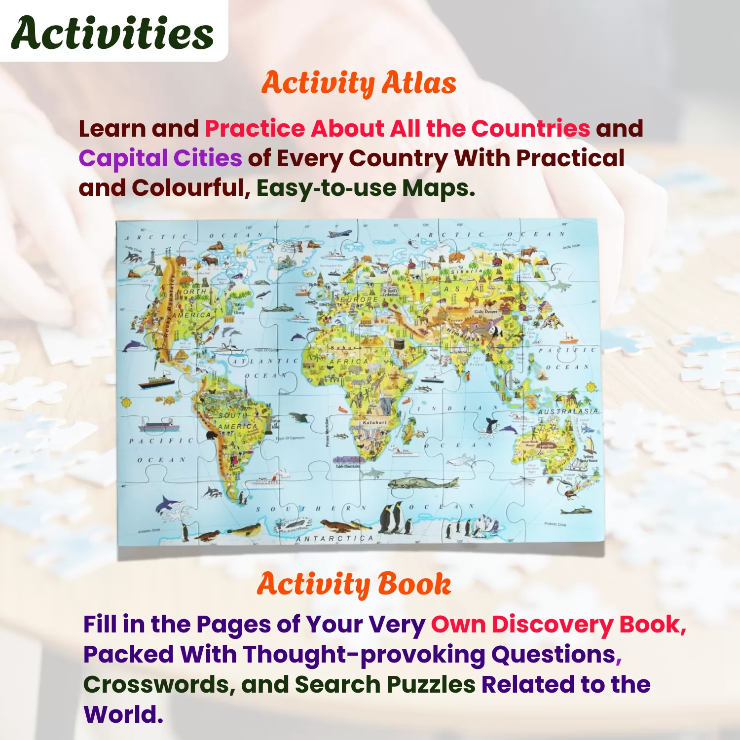 Creative's My World Activity Pack | Geography Learning Set (8+)