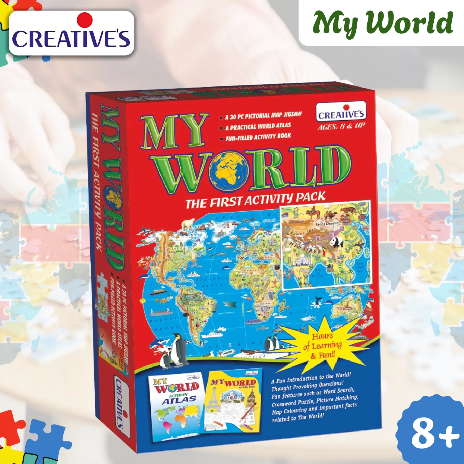 Creative's My World Activity Pack | Geography Learning Set (8+)