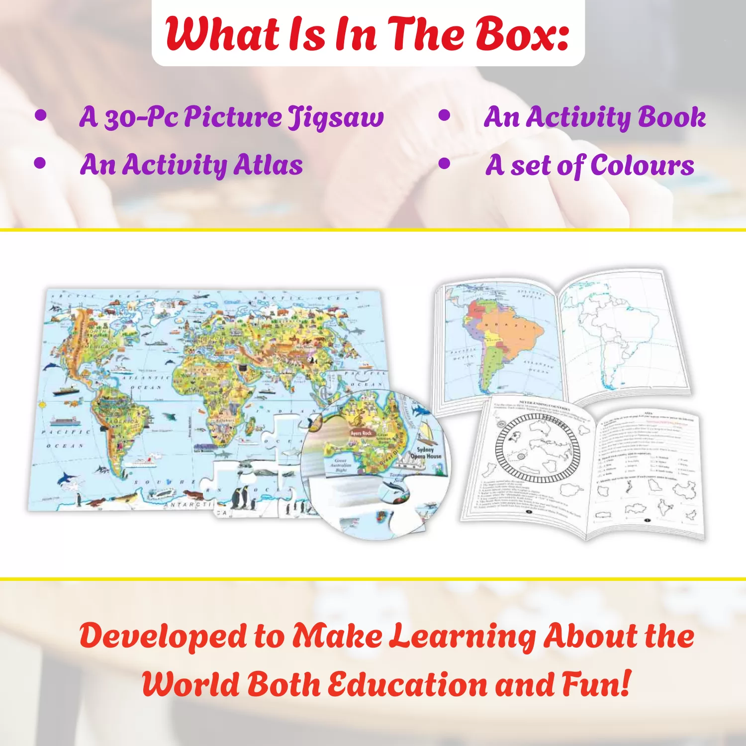 Creative's My World Activity Pack | Geography Learning Set (8+)