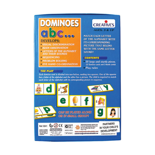 Creative's-Dominoes abc…..