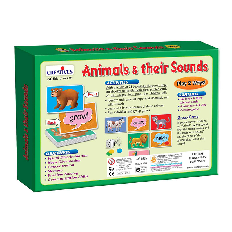 Animals &Their Sounds - Creative Educational Aids