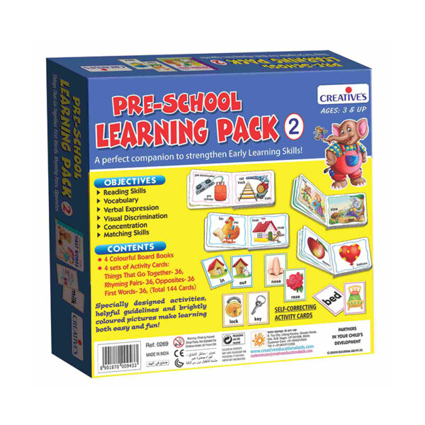 Creative's- Pre-School learning Pack 2