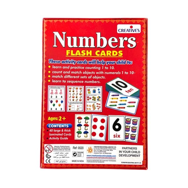 Creative's- Numbers Flash Cards