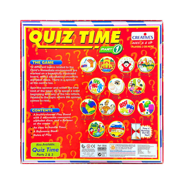 Creative's- Quiz Time Part 1