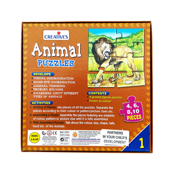 Creative's- Animal Puzzles Part 1