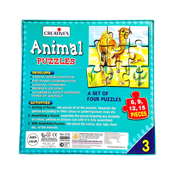Creative's- Animal Puzzles Part 3