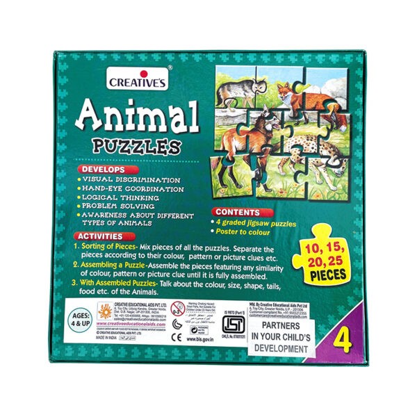 Creative's- Animal Puzzles Part 4