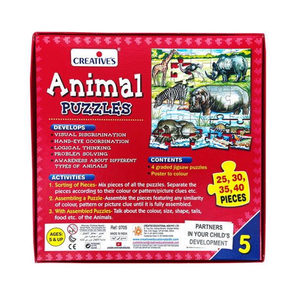 Creative's- Animal Puzzles Part 5