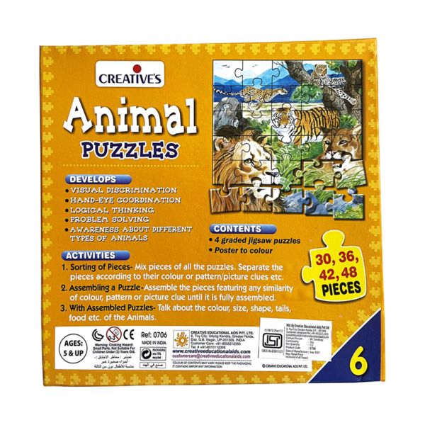 Creative's- Animal Puzzles Part 6
