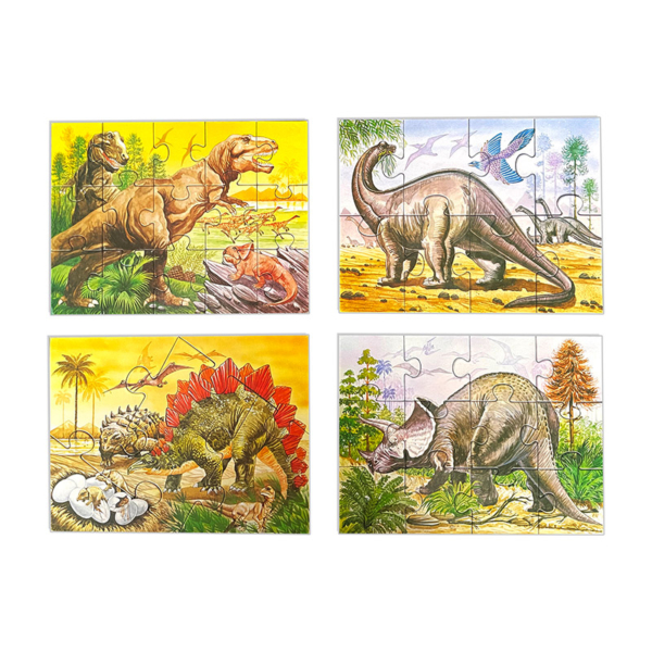 Creative's- Dinosaurs- A Set of 4 Puzzles