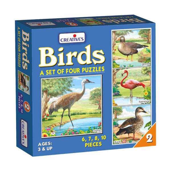 Creative's- Birds A Set of 4 Puzzles