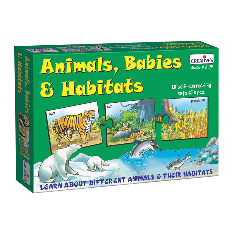 Animal, Babies and Habitats - Creative Educational Aids