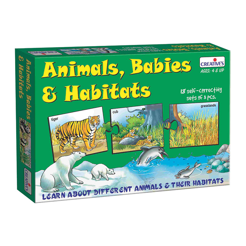 Animal, Babies and Habitats - Creative Educational Aids Animal, Babies and Habitats - Creative Educational Aids