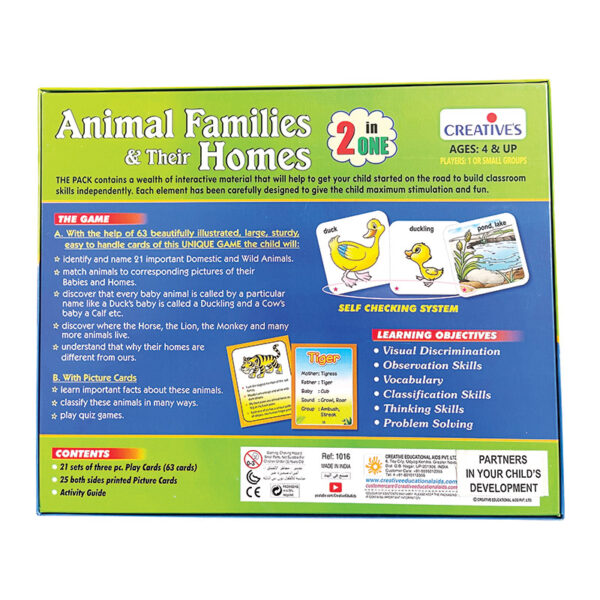 Creative's- Animals Families and their Homes