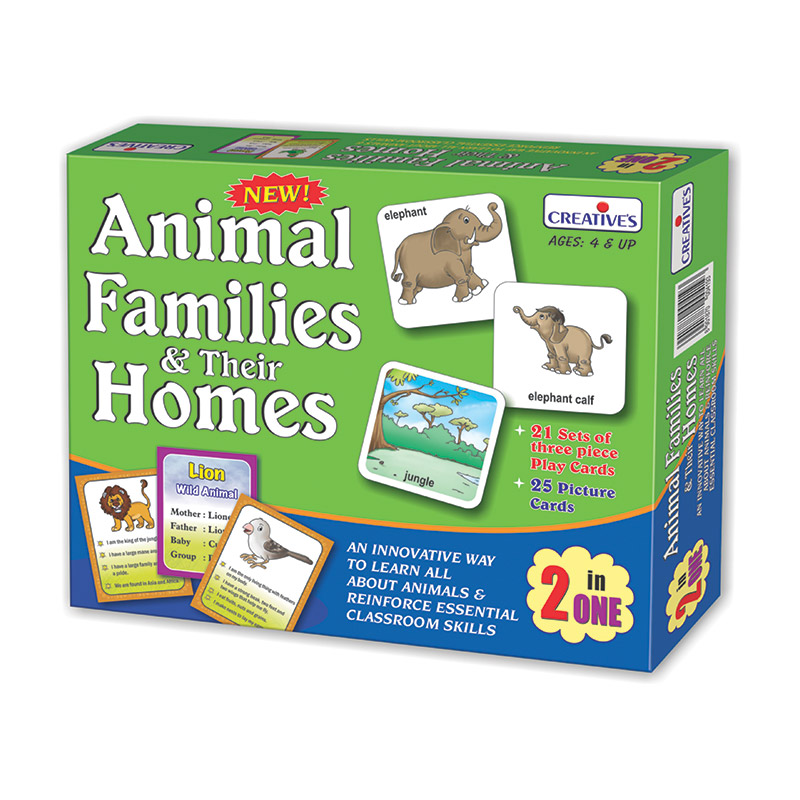Animals Families and their Homes - Creative Educational Aids