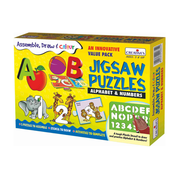 Creative's- Jigsaw Puzzles (Alphabet & Numbers)