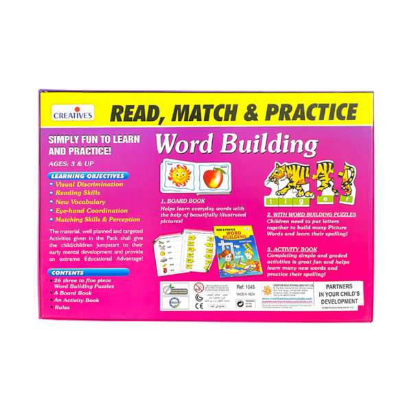 Creative's- Read, Match and Practice (Word Building)