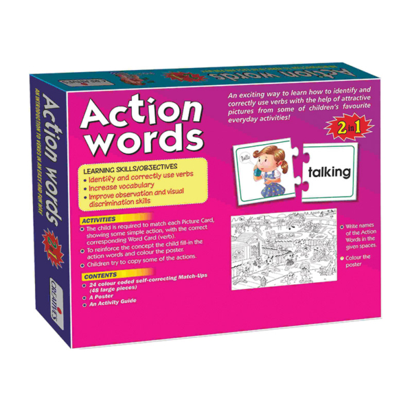 Creative's- Action Words 2 in 1 Pack