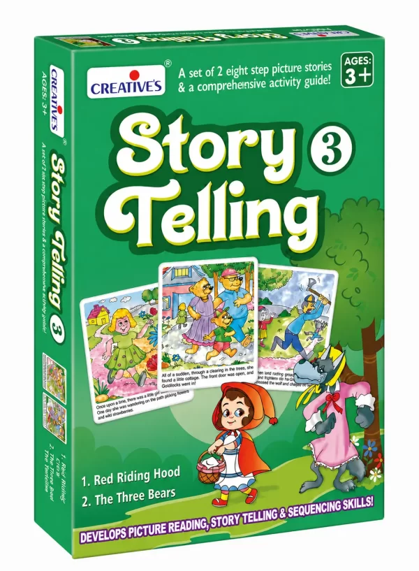 Creative’s Story Telling 3 Picture Sequencing Educational Cards Age 3+