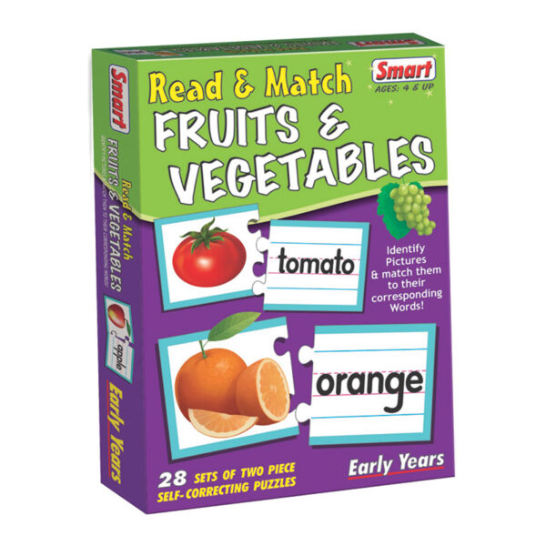 Creative's- Read & Match Fruits & Vegetables